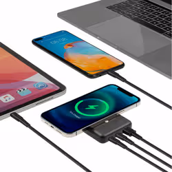 Rivacase VA2604 banque d'alimentation électrique Lithium Polymère (LiPo) 10000 mAh Recharge sans fil Noir - Vue supplémentaire 7