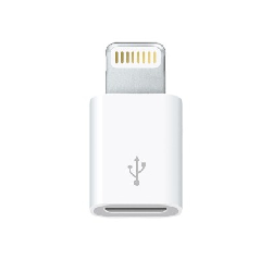 Apple MD820ZM/A changeur de genre de câble Lightning Micro-USB Blanc