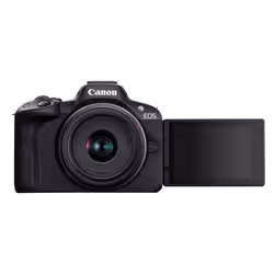Canon EOS R50, Black + RF-S 18-45mm F4.5-6.3 IS STM Kit MILC 24,2 MP CMOS 6000 x 4000 pixels Noir - Vue supplémentaire 2