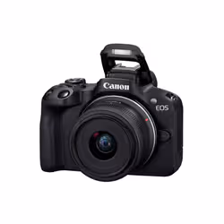 Canon EOS R50, Black + RF-S 18-45mm F4.5-6.3 IS STM Kit MILC 24,2 MP CMOS 6000 x 4000 pixels Noir - Vue supplémentaire 4