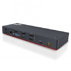 Lenovo 40AC0135EU station d'accueil Avec fil Thunderbolt 3 Noir (40AC0135EU)