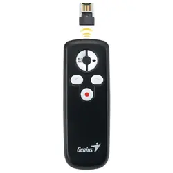 Genius Media Pointer 100 télécommande Noir