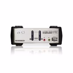ATEN Commutateur KVMP™ VGA/audio PS/2-USB 2 ports avec OSD - Vue supplémentaire 2