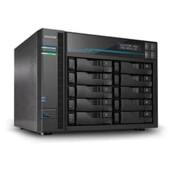 Asustor AS7110T serveur de stockage NAS Bureau Intel® Xeon® 8 Go DDR4 0 To Noir