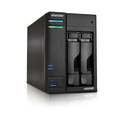 Asustor LOCKERSTOR 2 Gen2 (AS6702T) NAS Bureau Intel® Celeron® N5105 4 Go DDR4 0 To ADM Noir