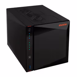 Asustor AS5404T serveur de stockage NAS Intel® Celeron® N5105 4 Go DDR4 0 To ADM Noir - Vue supplémentaire 3