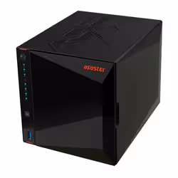 Asustor AS5404T serveur de stockage NAS Intel® Celeron® N5105 4 Go DDR4 0 To ADM Noir - Vue supplémentaire 4