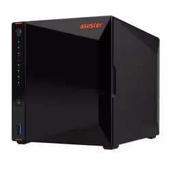 Asustor AS5404T serveur de stockage NAS Intel® Celeron® N5105 4 Go DDR4 0 To ADM Noir - Vue supplémentaire 5