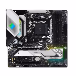 Asrock B550M Steel Legend AMD B550 Emplacement AM4 micro ATX - Vue supplémentaire 2