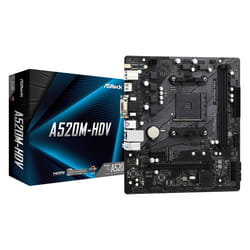 Asrock A520M-HDV Emplacement AM4 micro ATX (90-MXBE50-A0UAYZ)