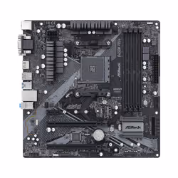 Asrock B450M Pro4 R2.0 AMD B450 Emplacement AM4 micro ATX - Vue supplémentaire 2