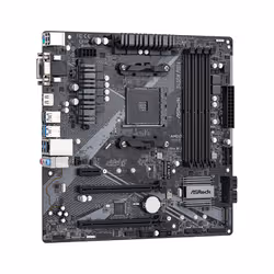 Asrock B450M Pro4 R2.0 AMD B450 Emplacement AM4 micro ATX - Vue supplémentaire 4