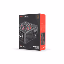 Mars Gaming MPB850 unité d'alimentation d'énergie 850 W 20+4 pin ATX ATX Noir, Rouge - Vue supplémentaire 9