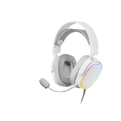 Mars Gaming MHAXW écouteur/casque Avec fil Arceau Appels/Musique Blanc