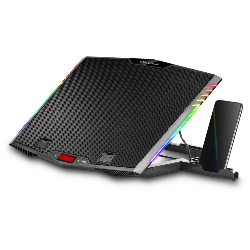 Mars Gaming MNBC5 Support de livres Supports de Laptop Noir 48,3 cm (19")