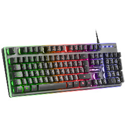 Mars Gaming MK220FR clavier USB Français Noir, Gris