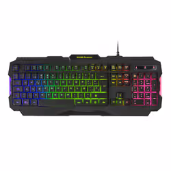 Mars Gaming MCPRGB2FR clavier Souris incluse USB AZERTY Français Noir - Vue supplémentaire 3