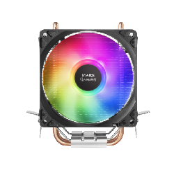 Mars Gaming MCPUARGB système de refroidissement d’ordinateur Processeur Refroidisseur 9 cm Noir