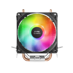Mars Gaming MCPUARGB système de refroidissement d’ordinateur Processeur Refroidisseur 9 cm Noir