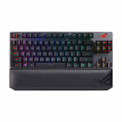 ASUS ROG Strix Scope RX TKL Wireless Deluxe clavier USB + RF Wireless + Bluetooth AZERTY Français Noir - Vue supplémentaire 3