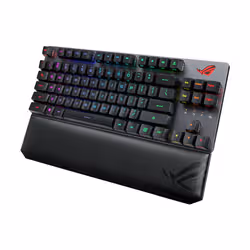 ASUS ROG Strix Scope RX TKL Wireless Deluxe clavier USB + RF Wireless + Bluetooth AZERTY Français Noir - Vue supplémentaire 4