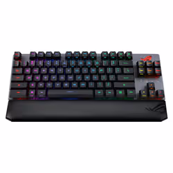 ASUS ROG Strix Scope RX TKL Wireless Deluxe clavier USB + RF Wireless + Bluetooth AZERTY Français Noir - Vue supplémentaire 6