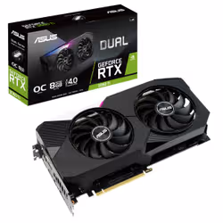ASUS Dual -RTX3060TI-O8G-V2 NVIDIA GeForce RTX 3060 Ti 8 Go GDDR6 LHR - Vue supplémentaire 10