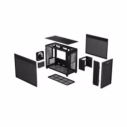 ASUS Prime AP201 MicroATX Mini Tower Noir - Vue supplémentaire 2