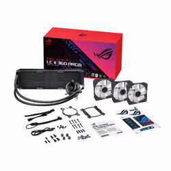ASUS ROG STRIX LC II 360 ARGB système de refroidissement d’ordinateur Processeur Refroidisseur de liquide tout-en-un 12 cm Noir - Vue supplémentaire 2