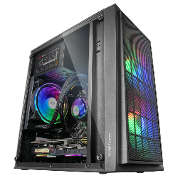 Mars Gaming MCDUO unité centrale Mini Tower Noir