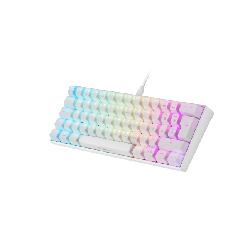 Mars Gaming MKMINIWRFR clavier USB Français Blanc