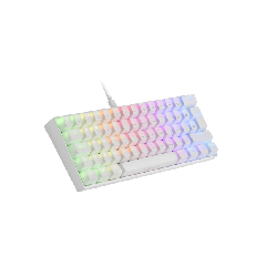 Mars Gaming MKMINIWRFR clavier USB Français Blanc