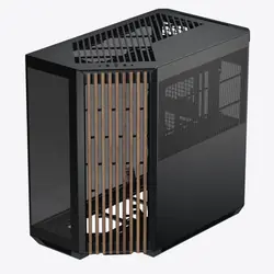 APNX V1-W-BK-v1 Midi Tower Noir, Bois