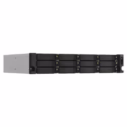QNAP TS-1264U-RP NAS Rack (2 U) Ethernet/LAN Aluminium, Noir - Vue supplémentaire 3