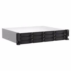 QNAP TS-1264U-RP NAS Rack (2 U) Ethernet/LAN Aluminium, Noir - Vue supplémentaire 4