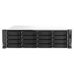QNAP TS-h2287XU-RP NAS Rack (3 U) Intel Xeon E E-2336 32 Go DDR4 0 To QuTS hero Noir, Blanc