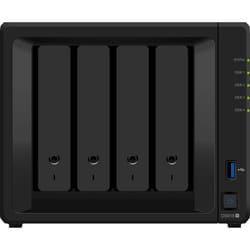 Synology DS918+ Tower SATA 4GB RAM Gigabit ethernet RAID 0, 1, 5, 6, 10, JBOD (DS918+)