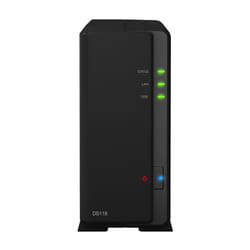 Synology DiskStation DS118 serveur de stockage NAS Compact Ethernet/LAN Noir RTD1296 (DS118)