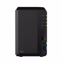 Synology DiskStation DS218 serveur de stockage NAS Bureau Ethernet/LAN Noir RTD1296 (DS218) - Vue supplémentaire 2