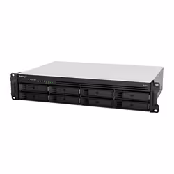 Synology RackStation RS1221+ serveur de stockage NAS Rack (2 U) Ryzen Embedded V1500B 4 Go DDR4 0 To DiskStation Manager Noir - Vue supplémentaire 2