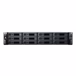 Synology RackStation RS2423+ serveur de stockage NAS Rack (2 U) Ryzen Embedded V1780B 8 Go DDR4 0 To DiskStation Manager Noir, Gris - Vue supplémentaire 2
