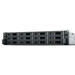 Synology RackStation RS2423RP+ serveur de stockage NAS Rack (2 U) Ryzen Embedded V1780B 8 Go DDR4 0 To DiskStation Manager Noir, Gris