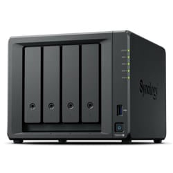 Synology DiskStation DS925+ serveur de stockage NAS Ryzen Embedded V1500B 4 Go DDR4 0 To Noir