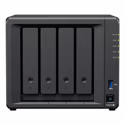 Synology DiskStation DS925+ serveur de stockage NAS Ryzen Embedded V1500B 4 Go DDR4 0 To Noir - Vue supplémentaire 2