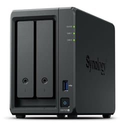 Synology DiskStation DS725+ serveur de stockage NAS Ryzen Embedded R1600 4 Go DDR4 0 To Noir
