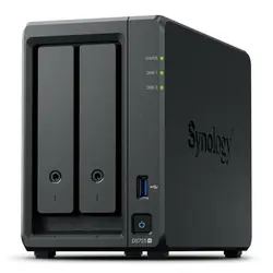 Synology DiskStation DS725+ serveur de stockage NAS Ryzen Embedded R1600 4 Go DDR4 0 To Noir