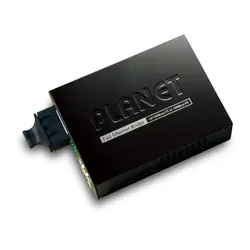 PLANET FT-802 convertisseur de support réseau 100 Mbit/s 1310 nm Multimode, Monomode Noir
