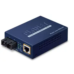 PLANET FTP-802 convertisseur de support réseau 100 Mbit/s 1310 nm Multimode Bleu