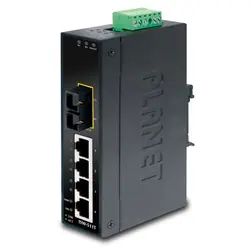 PLANET ISW-511T commutateur réseau Non-géré L2 Fast Ethernet (10/100) Noir