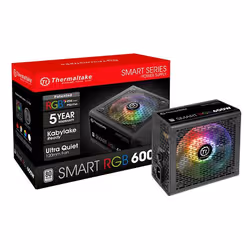 Thermaltake Smart RGB unité d'alimentation d'énergie 600 W 20+4 pin ATX ATX Noir - Vue supplémentaire 6